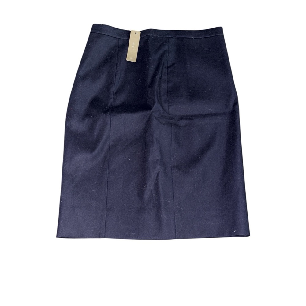 J. Crew Cotton Elegant Navy Blue Women's Skirt Size 2P nwt